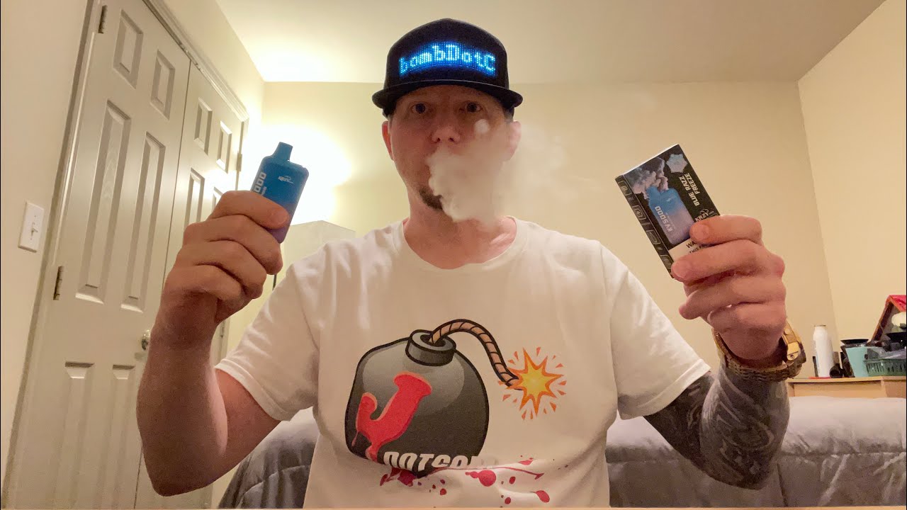 KRYZ Vapes KV5000 | Blue Razz Freeze | Vape Review