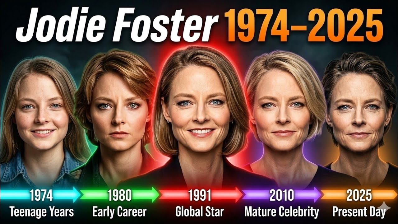 Jodie Foster Age [1974 - 2025] Transformation
