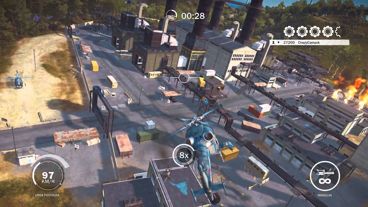 Just Cause 3 - Helicopter Frenzy I 5 Gears - Destruction Frenzy