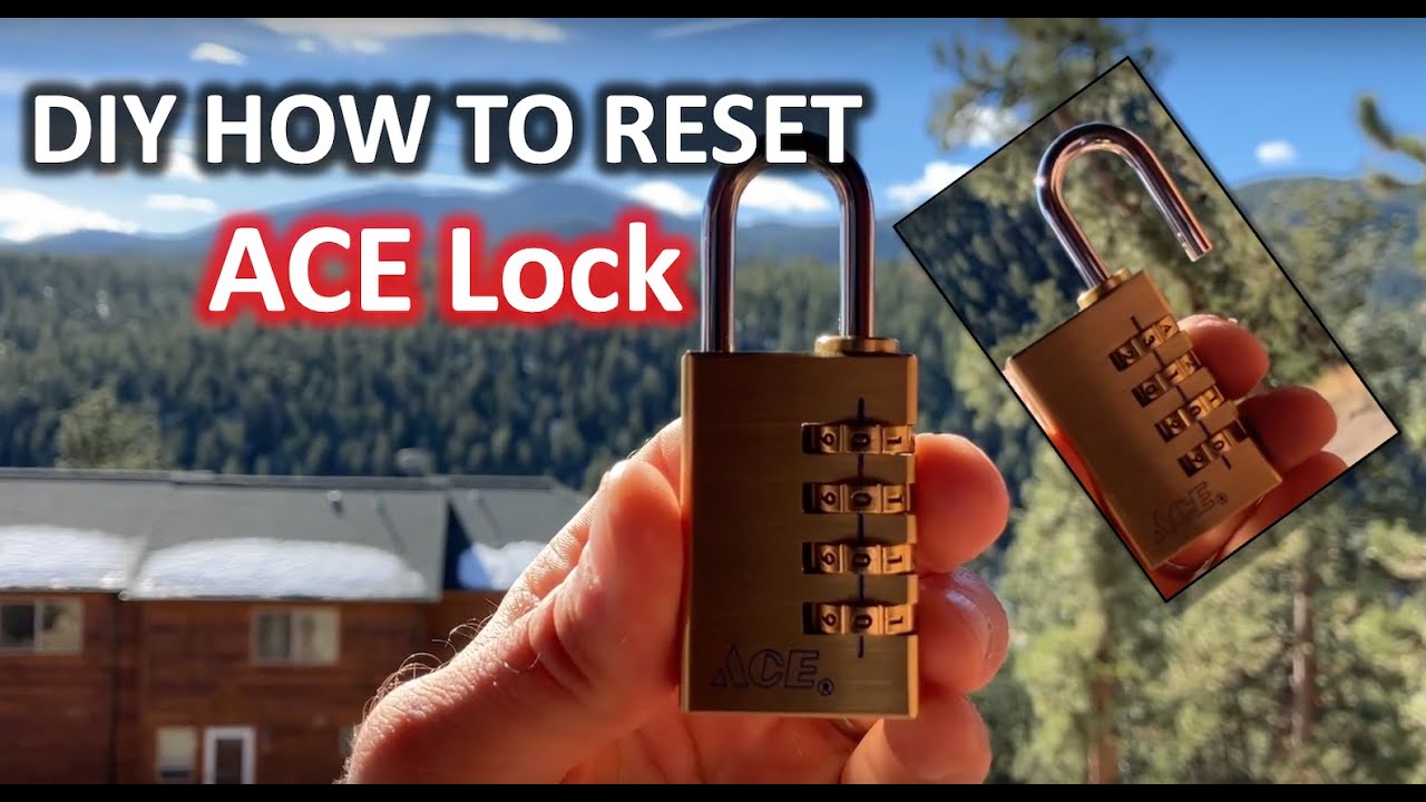 How To Change Code On An Ace Combo Lock | The DIY Guide | Ep 52