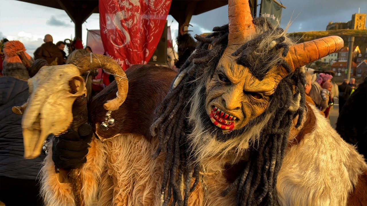 Krampus Run Whitby 2022 | Whitby Krampus Parade 2022 [4K]