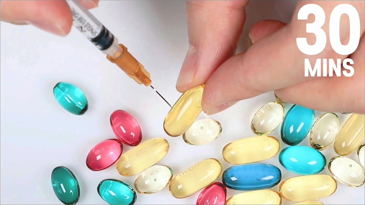 ASMR 30 минут Разрушение таблеток ACMP разрушитель таблеток💊Destroying Pills (Reference -ASMR Ouvir)