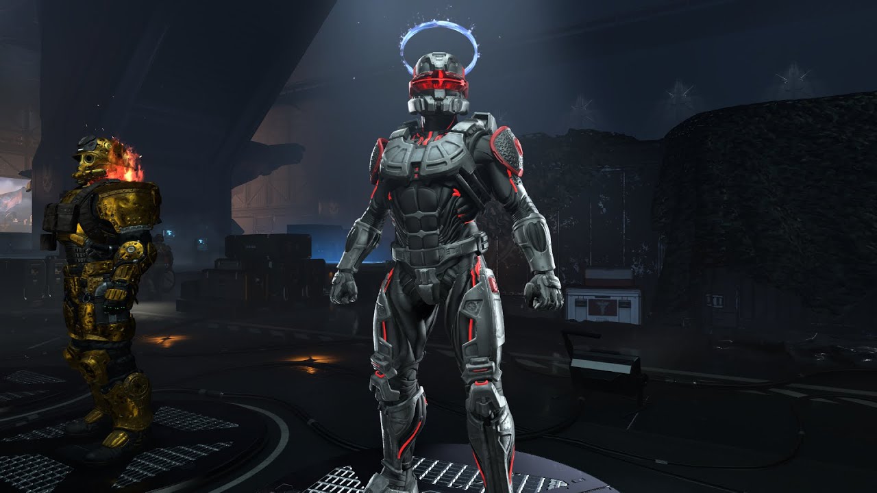 Halo infinite: really nice feature for the chimera armour core!