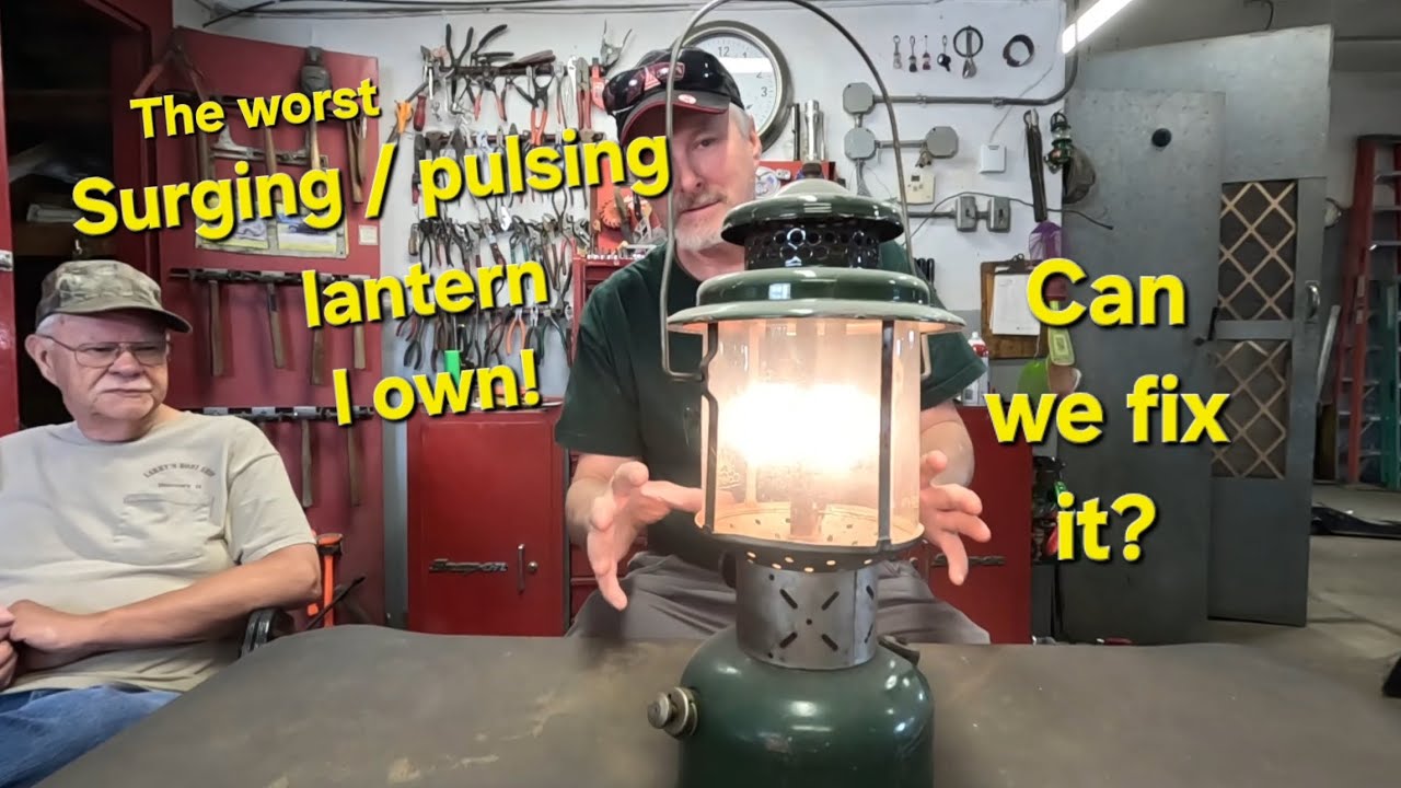 This October 1962 Coleman 220E surges BADLY,  Let's see if we can make it better!