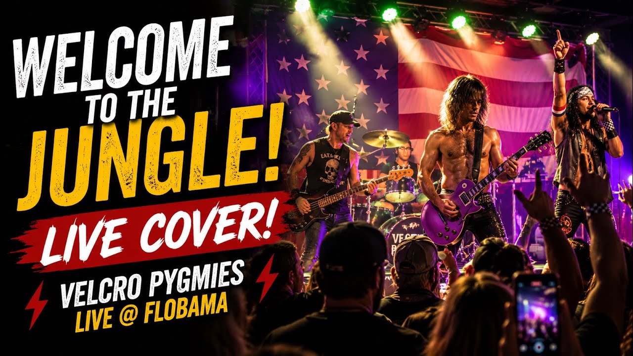 Velcro Pygmies LIVE @ FloBama 🎸 | Welcome to the Jungle Cover
