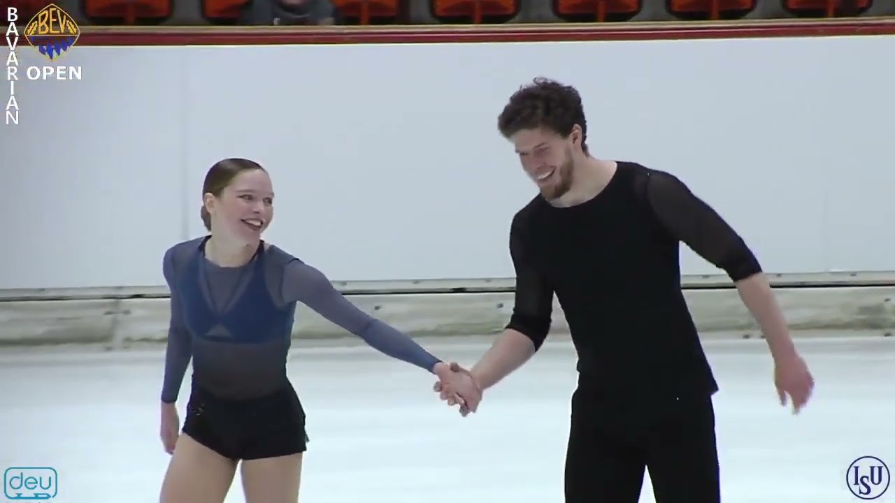 Ioulia Chtchetinina & Michal Wozniak SP Bavarian Open 2024