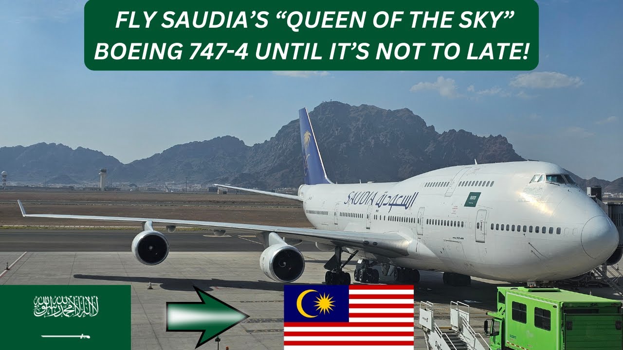 TRIP REPORT | SAUDIA'S AIRLINES  BOEING 747-400 | BUSINESS CLASS | MEDINA TO KUALA LUMPUR.