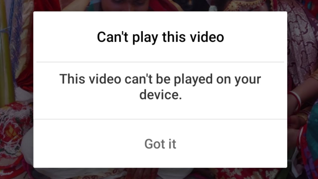 Fix Can't play this video Problem | This video can't be played on your device