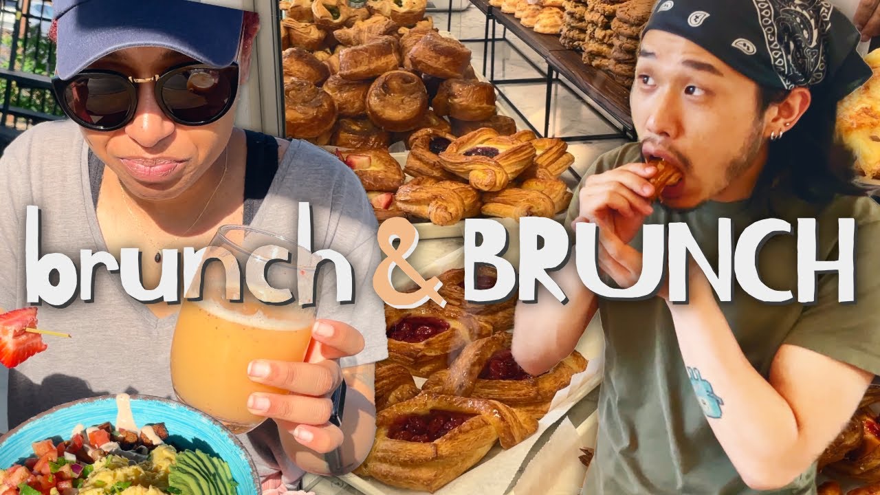 🧹Spring cleaning ended up being brunch all day lol 🥐 ☕️