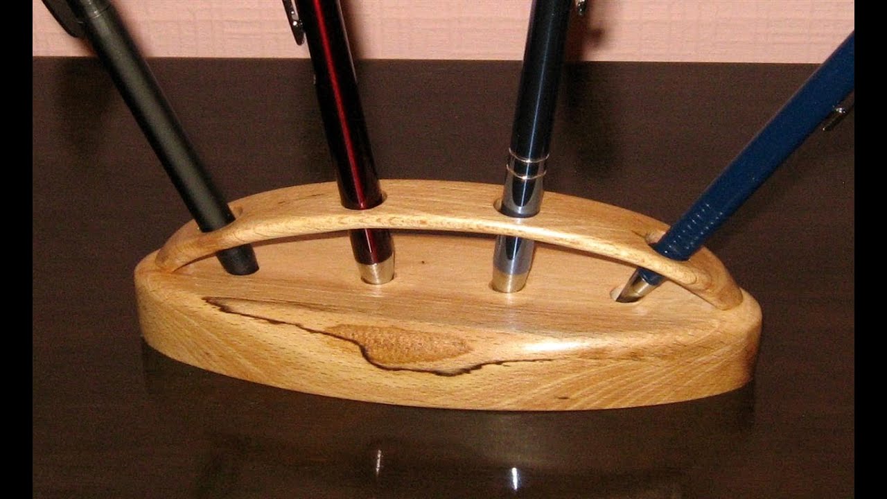 make a wooden Pen Stand / Pencil Holder