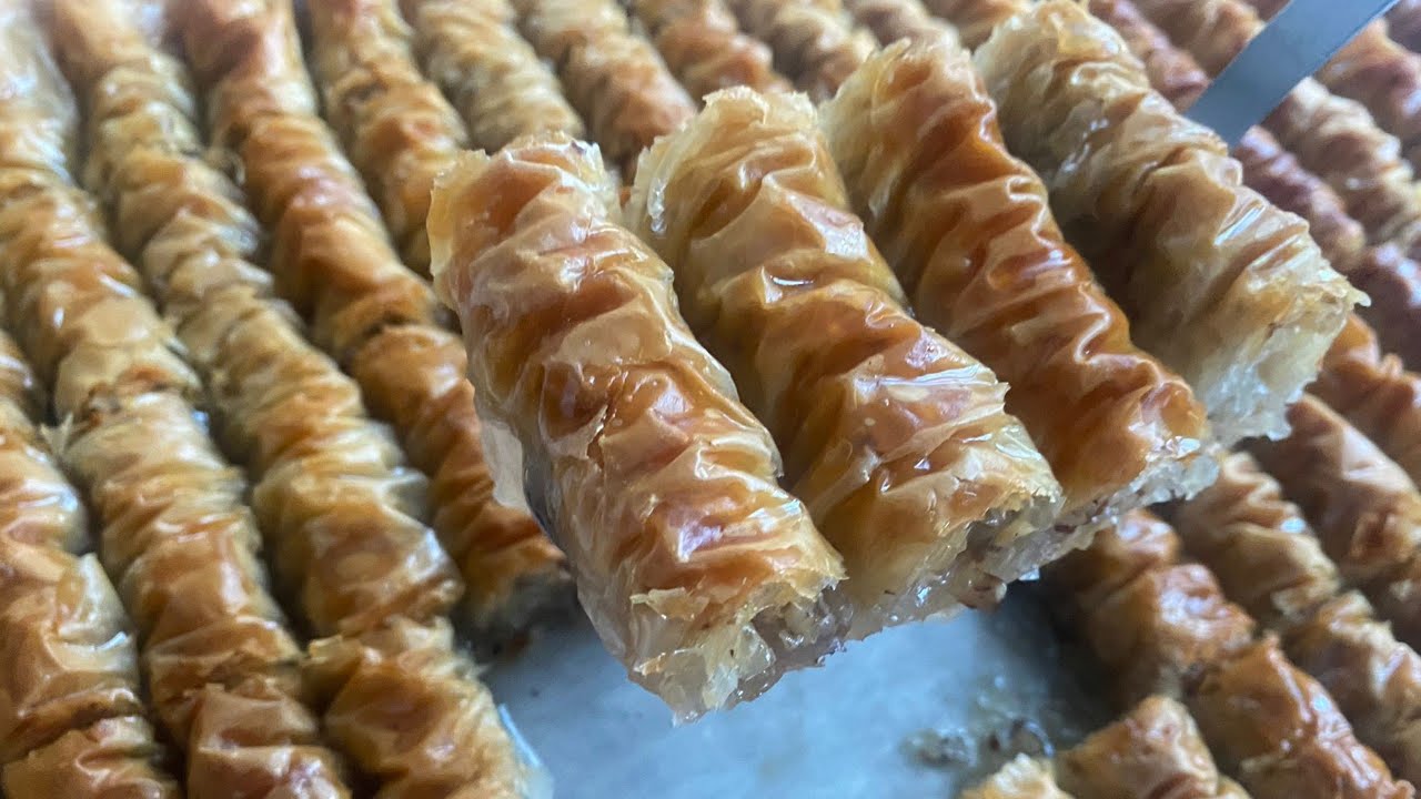 Hazır Yufkadan Burma Baklava Tarifi | Püf Noktaları ile Baklava Nasıl Yapılır?#baklava#burmabaklava