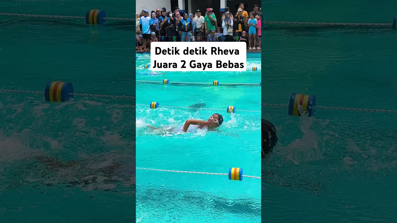 Detik detik Rheva Juara 2 Gaya Bebas | Adipura Fun Swim Competition 2025