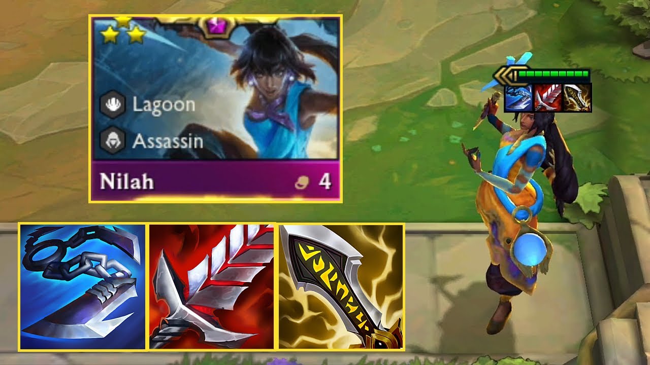 Strongest 4 Cost Carry? 3 Star Nilah Best Build TFT Set 7.5