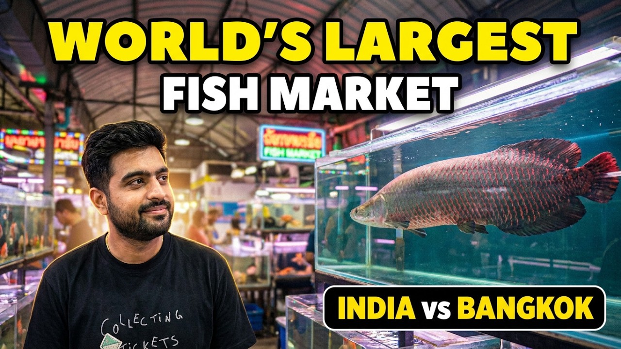 Inside the WORLD’S LARGEST Fish Market! (Chatuchak 2026) [Part-3]