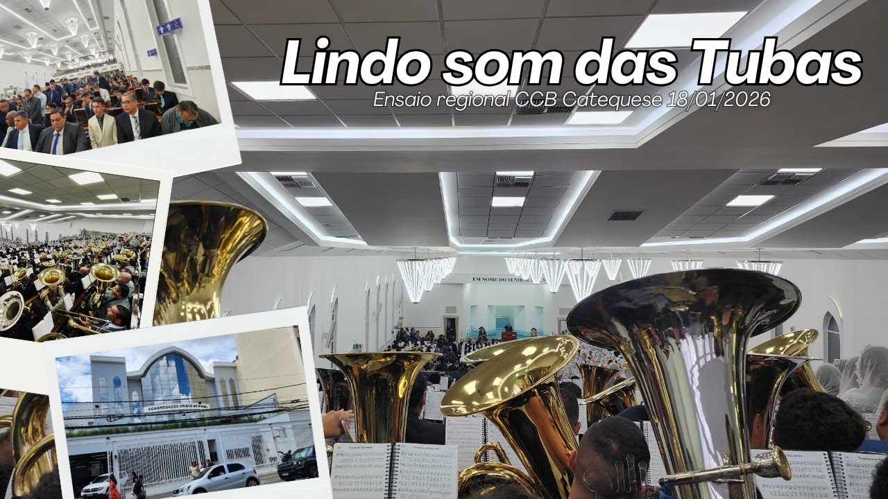 Hino 169 Aos pés de Deus estamos|  Ensaio regional CCB Catequese 18/01/2026 (Daniel Calegari)