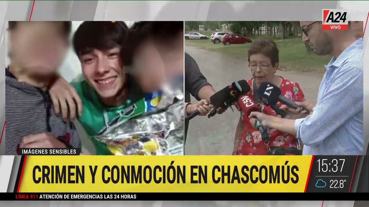 🚨 Crimen y conmoción en Chascomús por el asesinato de Nicolás Riccardi, un chico de 16 años