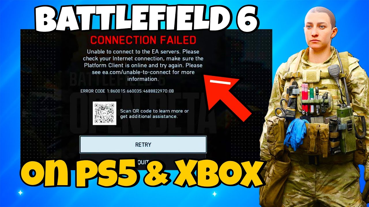 Как исправить ошибку «Сбой подключения» в Battlefield 6 на PS5 и XBOX