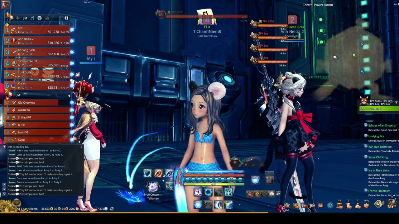 Raid IA boss 1,2,3 in 45 minutes; Boss 2 no home [FM ice share] BNS SE