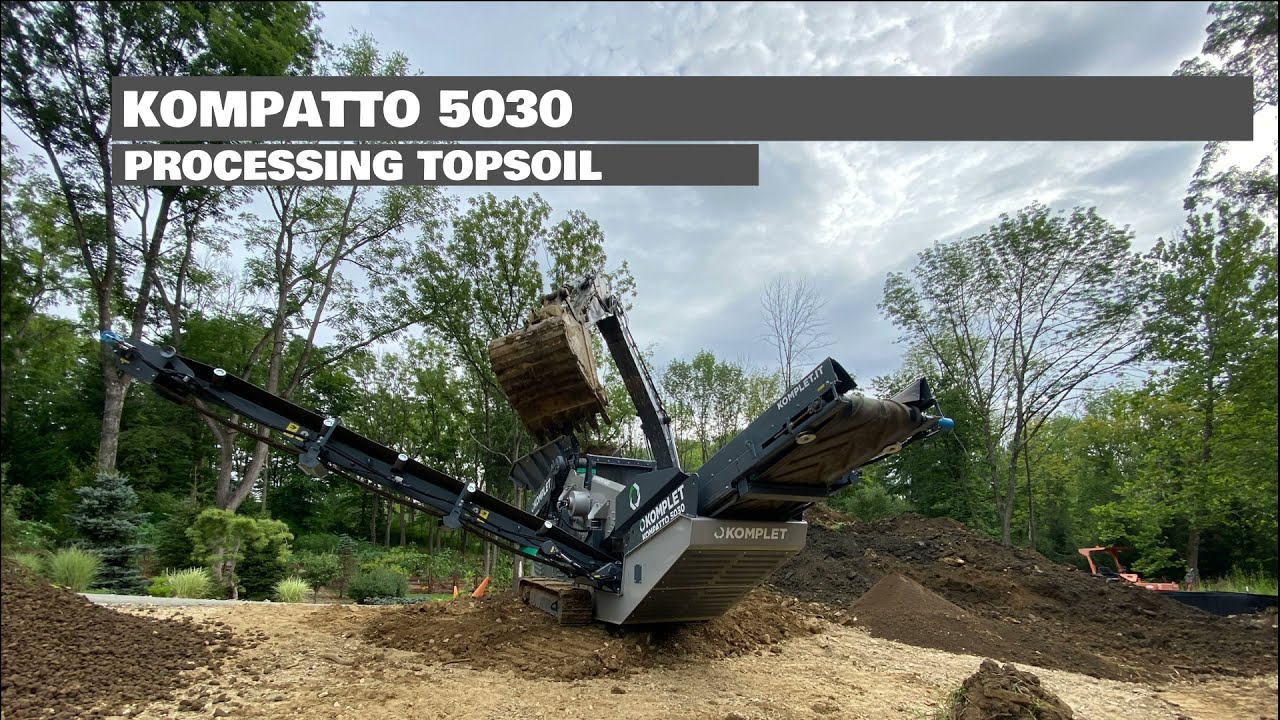 Komplet Kompatto 5030 Mobile Screener Processing Topsoil