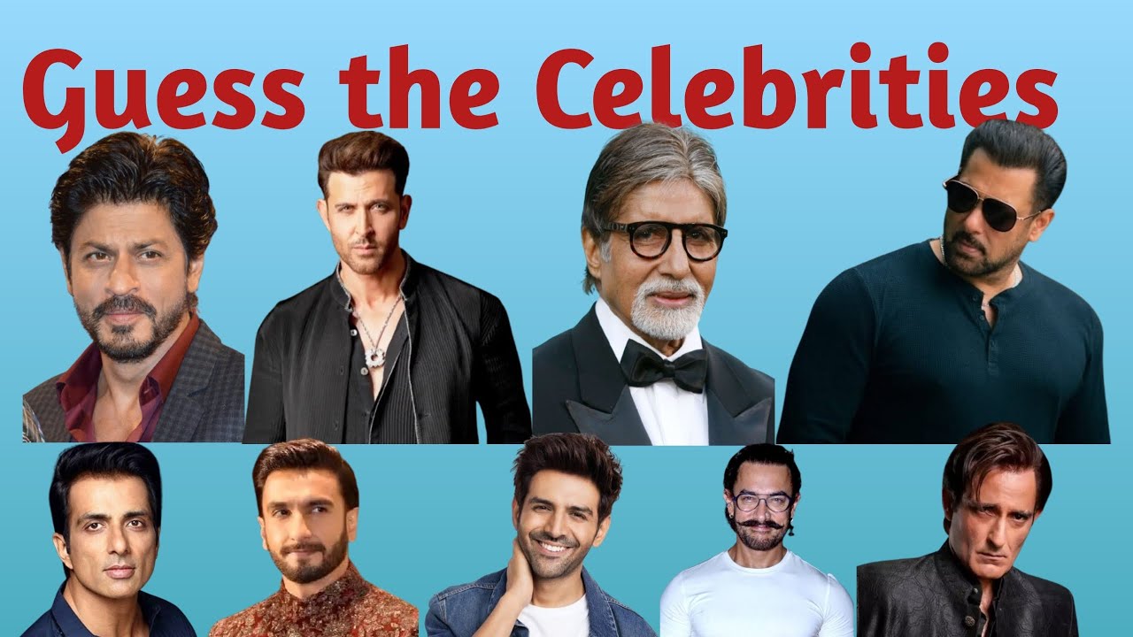 Guess the Bollywood Celebrities l Guess the Indian Celebrities l Guess the Actor l Actor Quiz l 