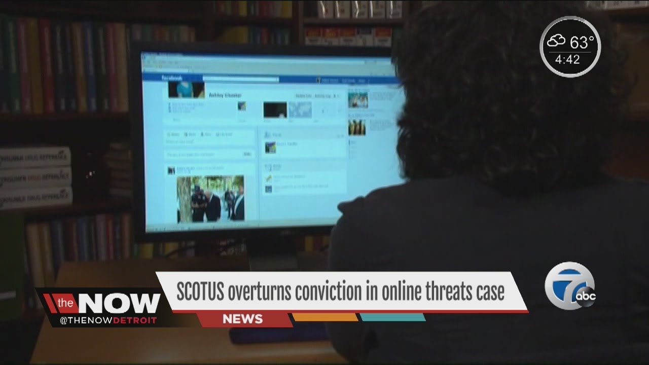 SCOTUS throws out conviction for Facebook threats