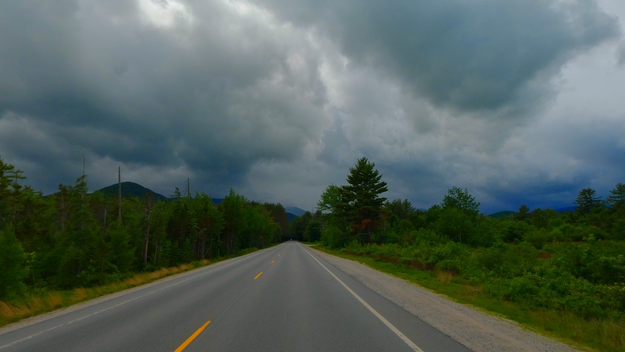 White Mountains - New Hampshire | Kancamagus Scenic Byway | Ambient Driving Sound | 4K 60FPS