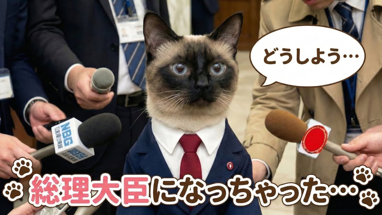 猫のボクが総理大臣になっちゃった・・・消費税減税ってなに？