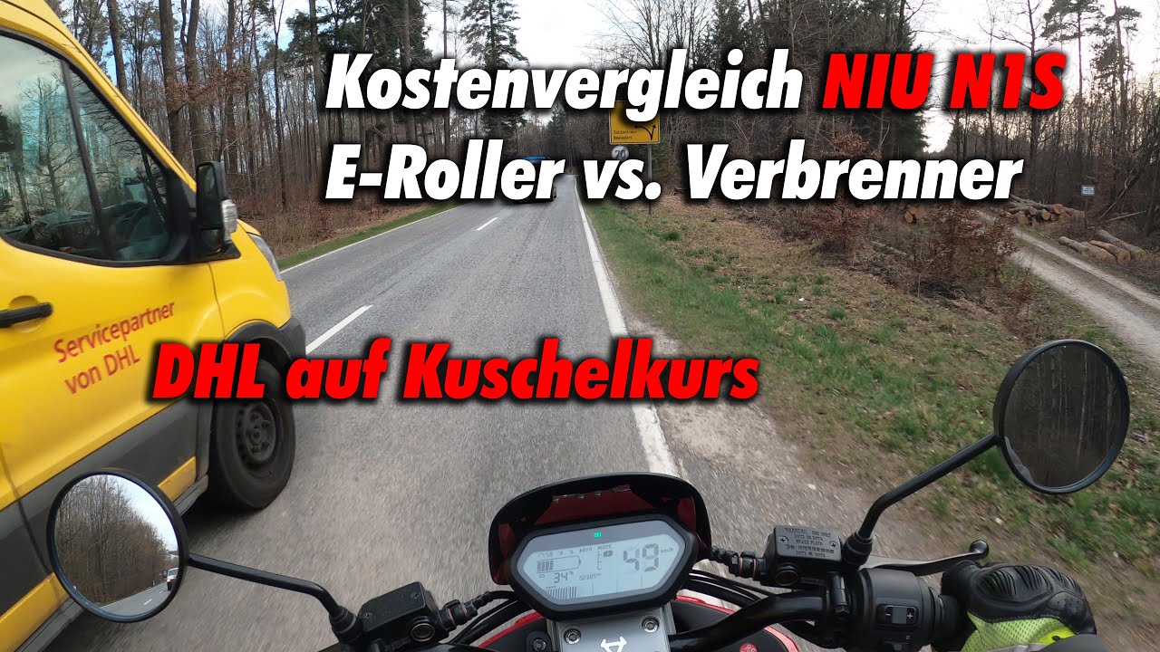 Schneller Kostenvergleich E-Roller Niu N1S zu Verbrenner