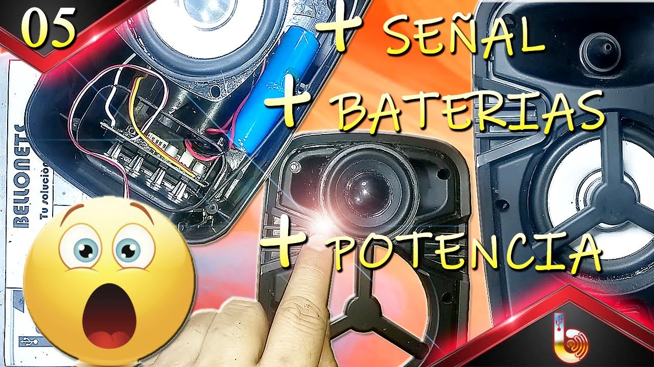 🔊BAFLE MAS SONIDO + BATERIAS + SEÑAL  Modifica y  Repotencia  │ @BELLONETS