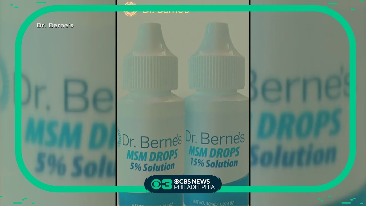 FDA's warning for two eye drop products