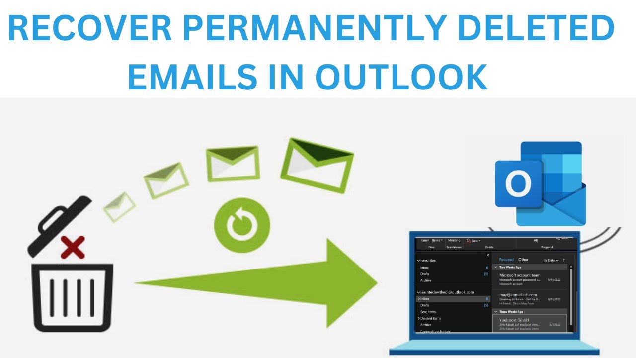 Восстановление окончательно удаленных писем в Outlook — 2 простых метода