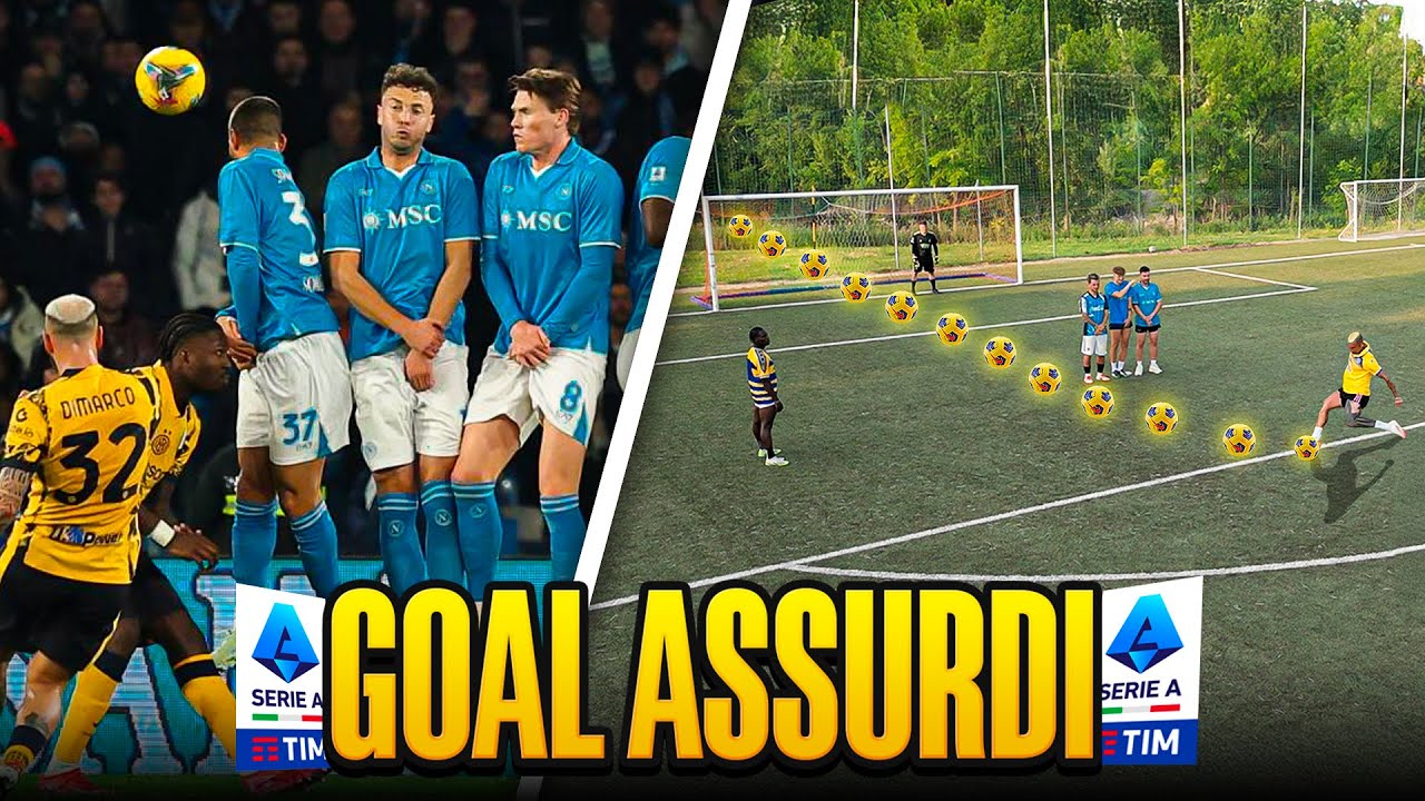 ⚽️RICREIAMO i MIGLIORI GOAL della SERIE A 2024/25!🇮🇹😱