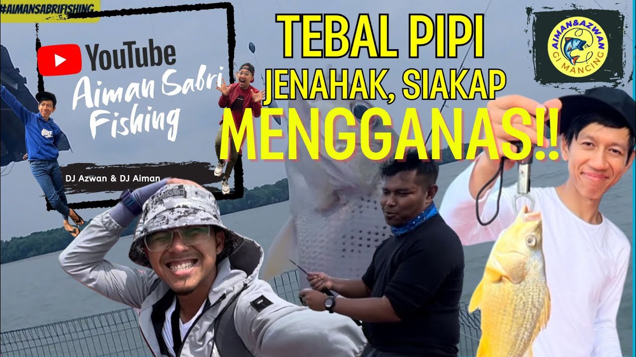 TEBAL PIPI, SIAKAP LIAR! KELONG ALONG MEMANG SYURGA MEMANCING! #AIMANDANAZWANGIMANCING EP.10!