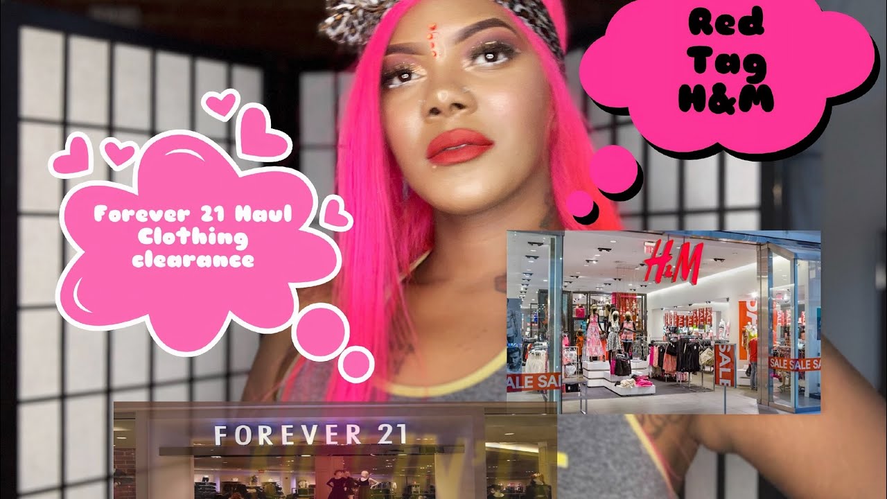 Red Tag H&M Forever 21 Haul | clothing clearance
