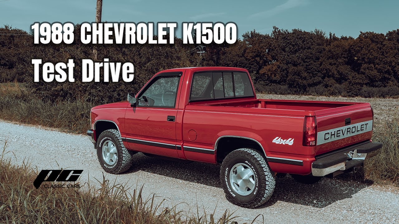 *SOLD* 1988 Chevrolet K1500 Test Drive - 5.7 - AC - 68K Miles
