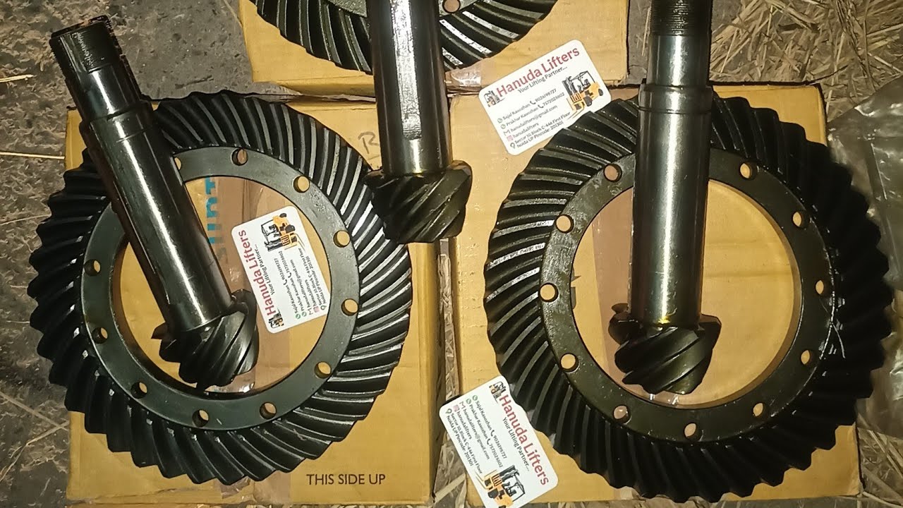 Crown pinion Voltas forklift #demm #forklift #crown 