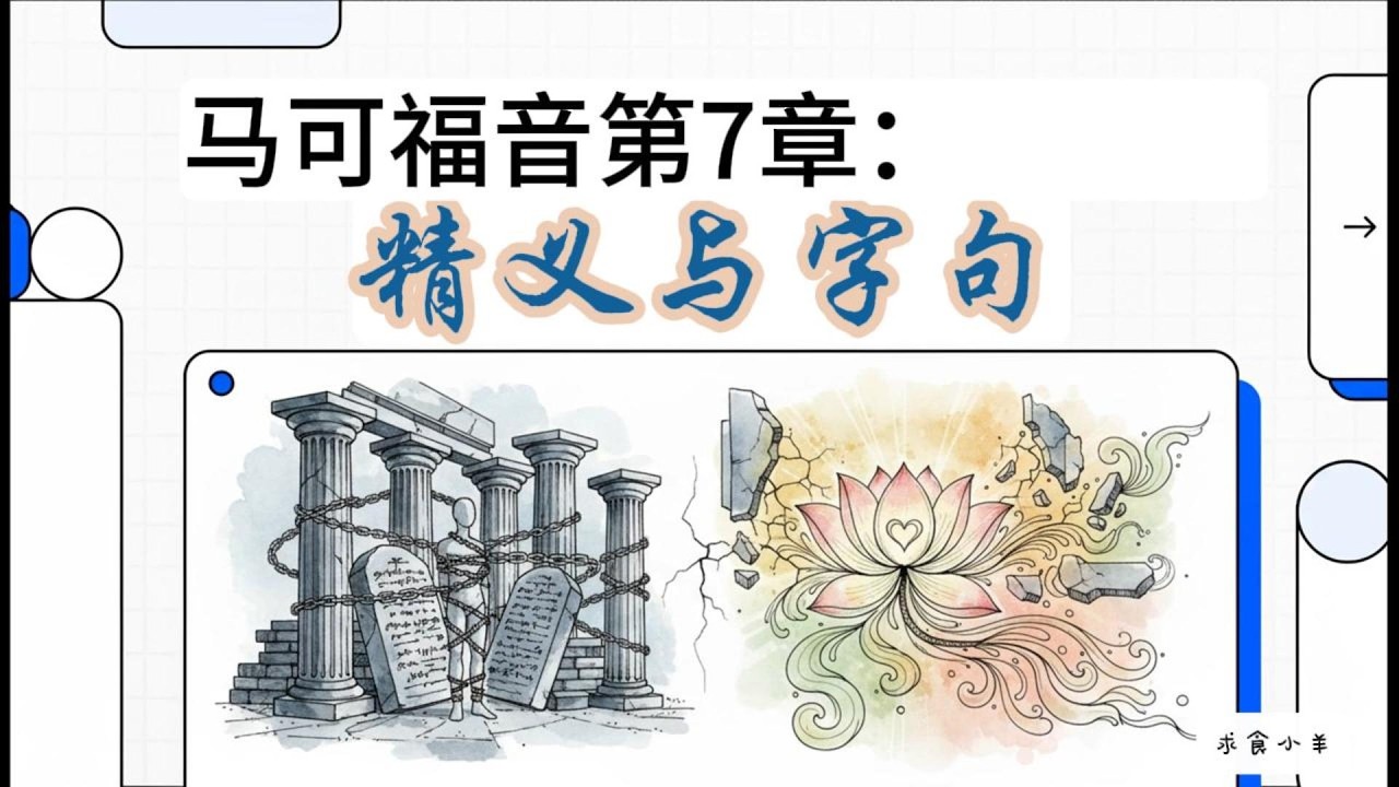 拆解宗教潜规则：耶稣如何评价那些“嘴唇尊敬、心却远离”的传统？