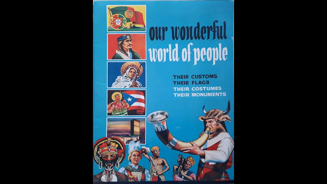 Editora Azul 1963 COMPLETE Our Wonderful World of People sticker album review.