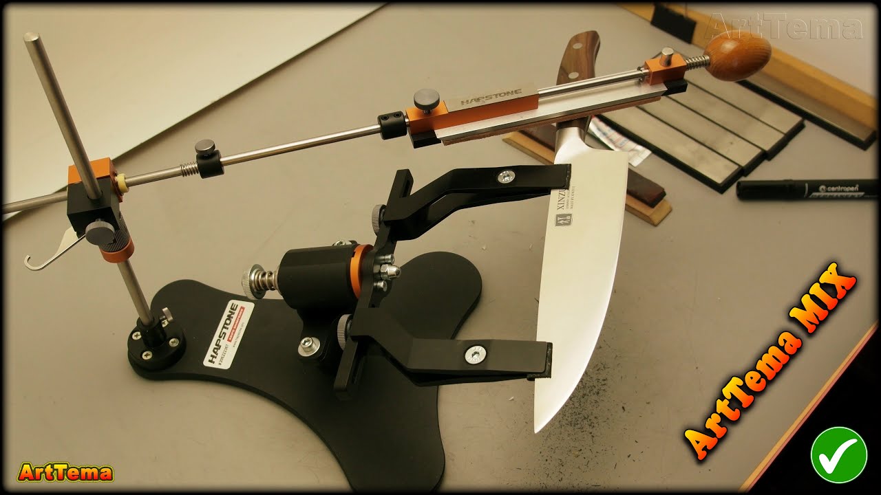 This XINZUO knife can be very sharp if sharpened using this method | A good set of whetstones.