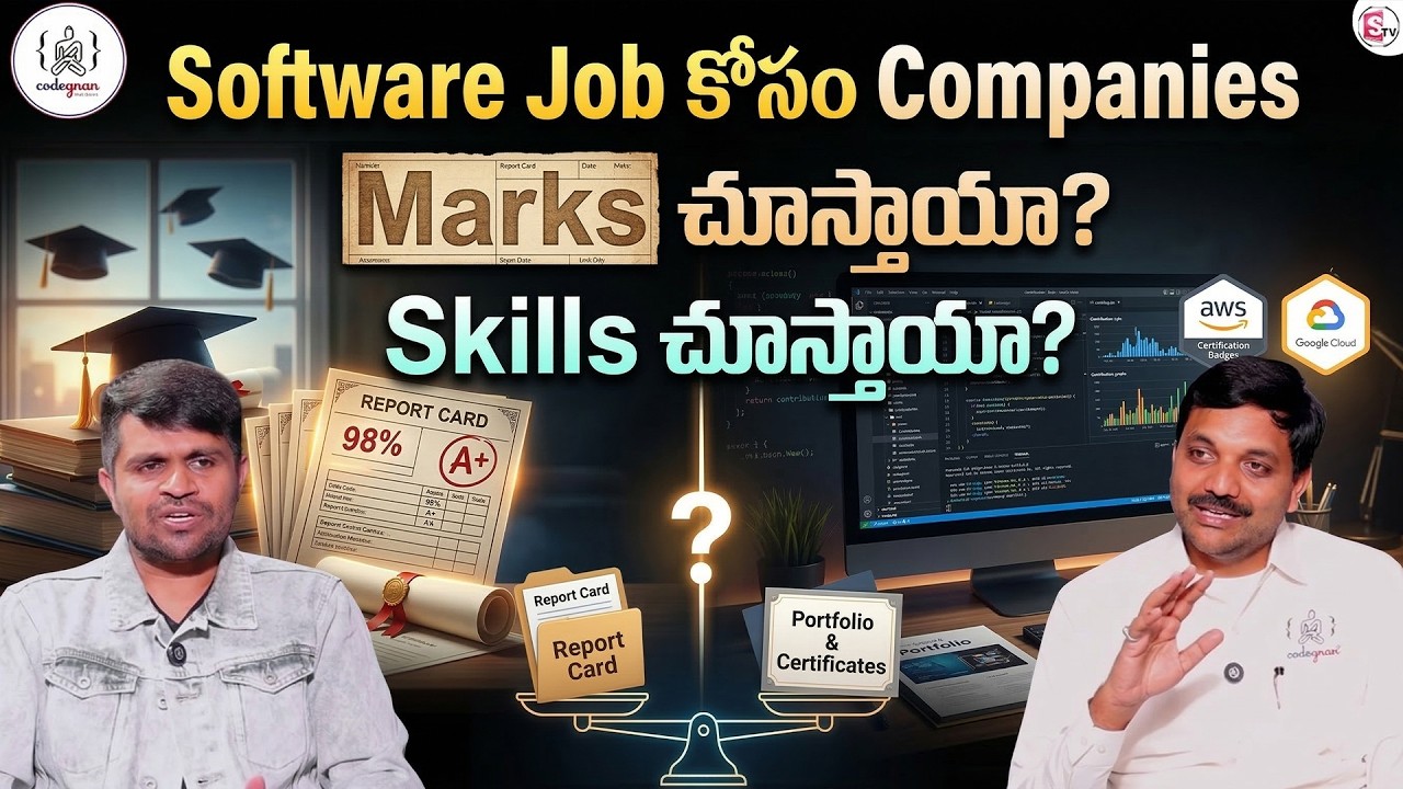 Codegnan : Do Companies Check Marks or Skills for Software Jobs? | SumanTV Anchor Nagaraju