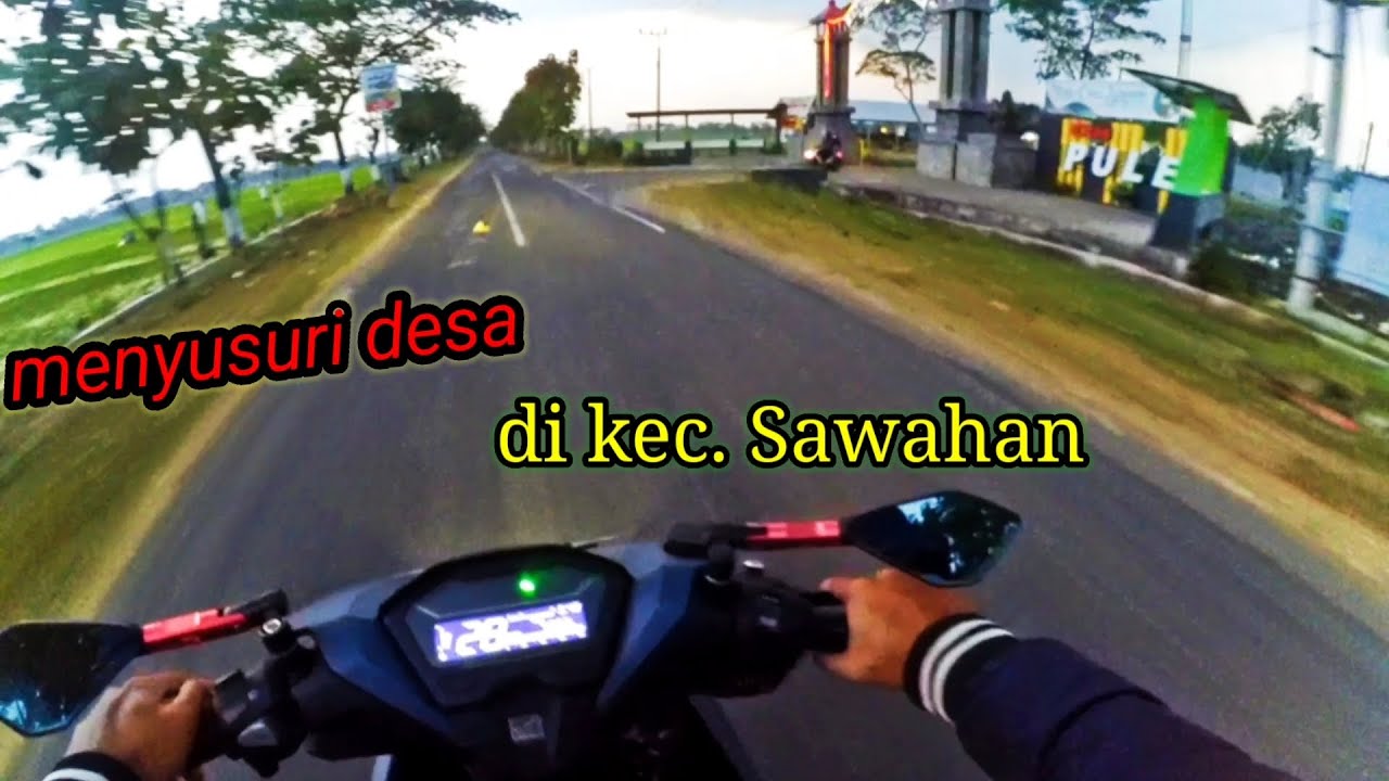 Menyusuri desa desa di kec. Sawahan Madiun