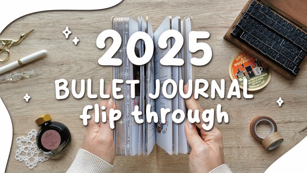 ✨ BULLET JOURNAL flip through de 2025 ✨