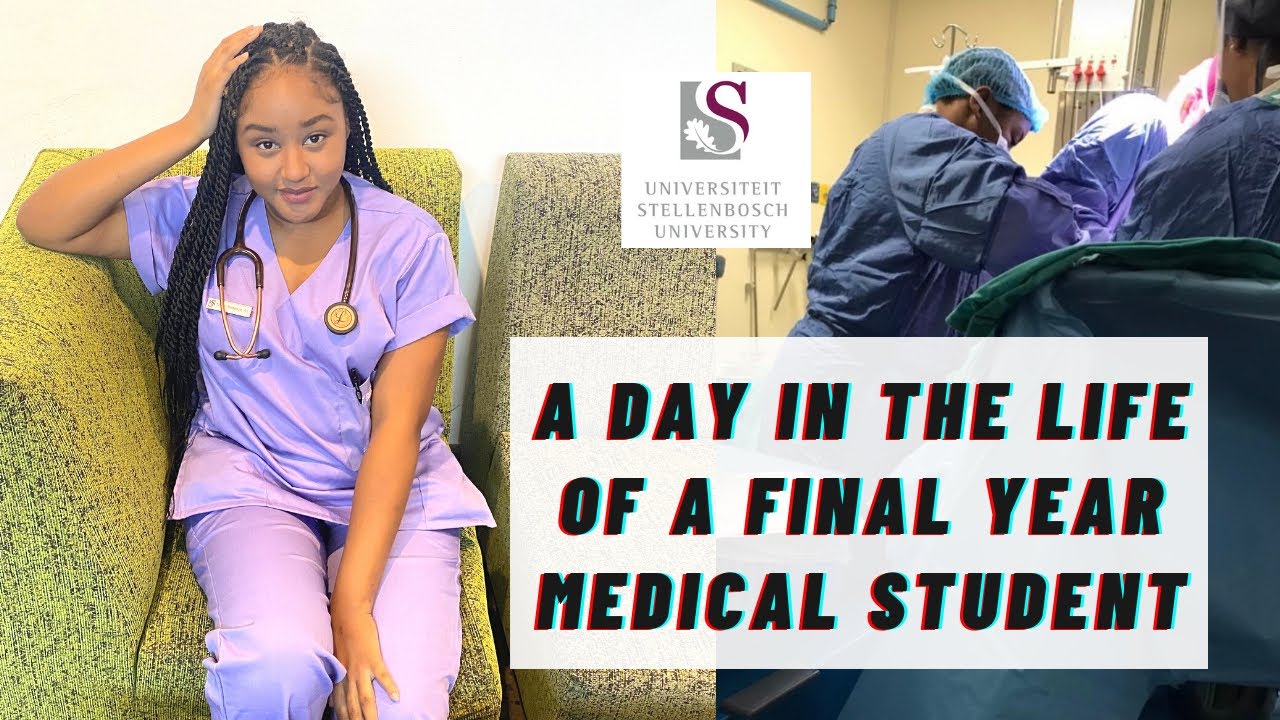 A DAY IN THE LIFE OF A FINAL YEAR MEDICAL STUDENT in South Africa | Surgery rotation. Stellenbosch