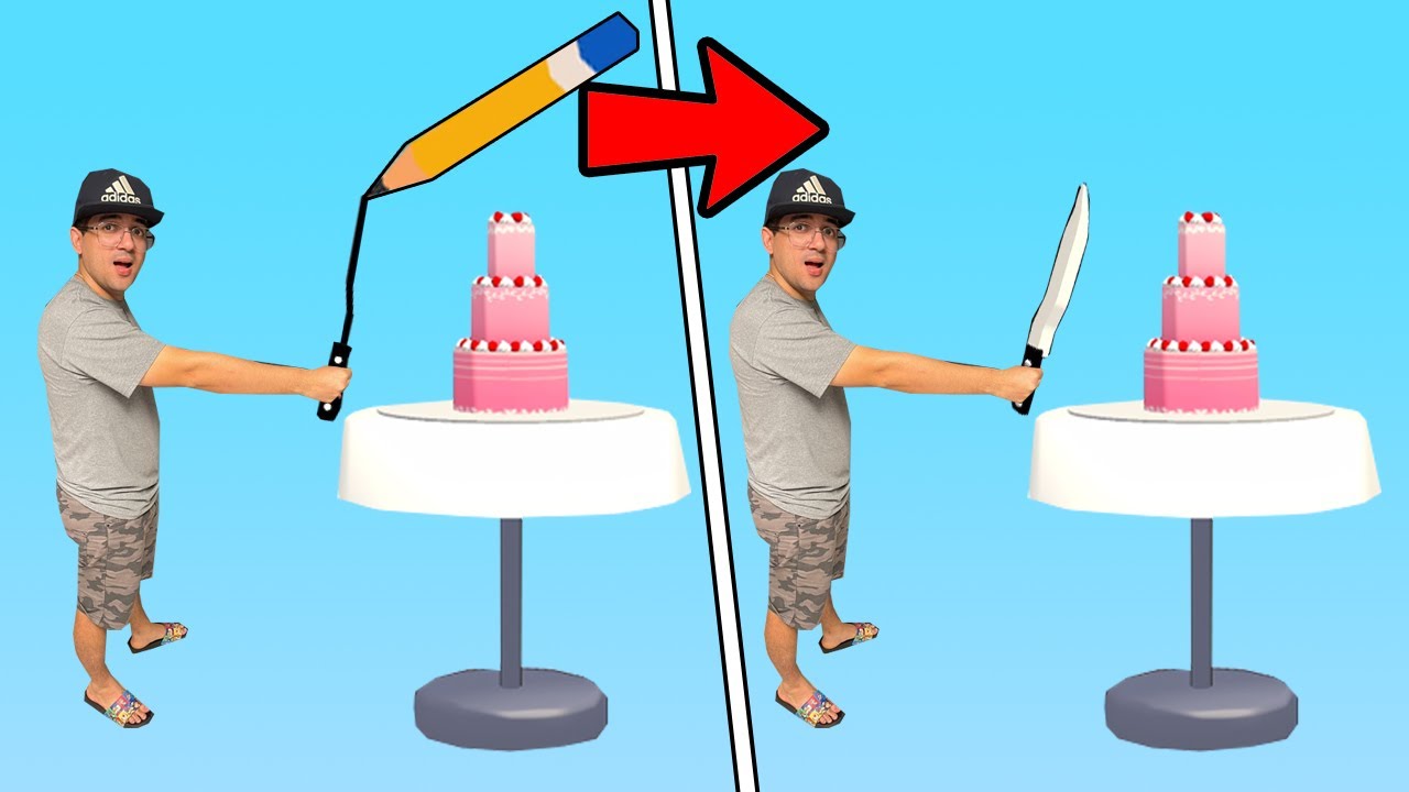 TUDO O QUE EU DESENHO NESSE JOGO SE TRANSFORMA NUMA FACA SUPER AFIADA!!