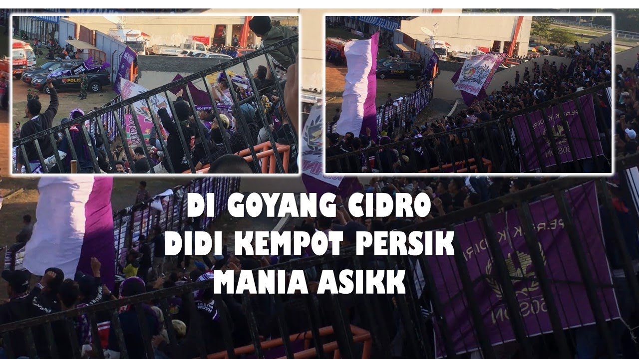 Chant CIDRO Didi kempot dari Persik Mania Kediri di Stadion Sultan Agung Yogyakarta