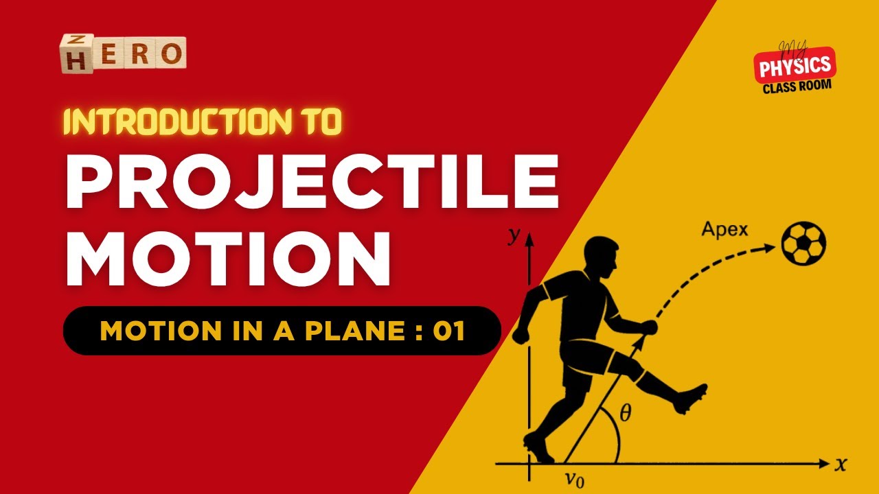 🚀 Projectile Motion - Complete Basics | Kinematics | NEET & JEE Physics