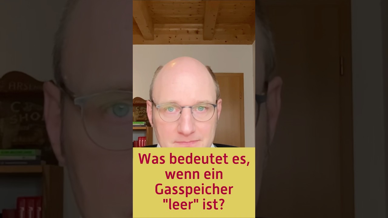 Was passiert technisch, wenn Gasspeicher leerer werden?