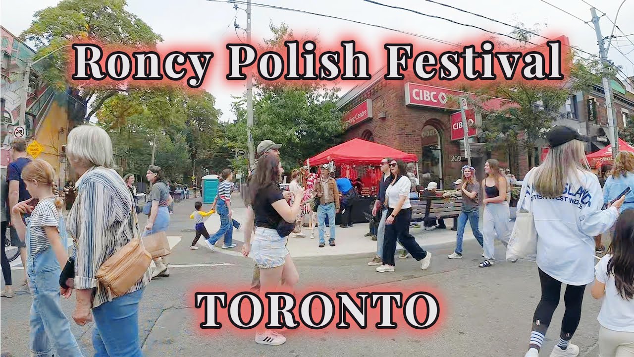[4K] 🇨🇦 Toronto Polish Festival 2025 🎉 | 🇵🇱 Roncesvalles Village Exploring Tour