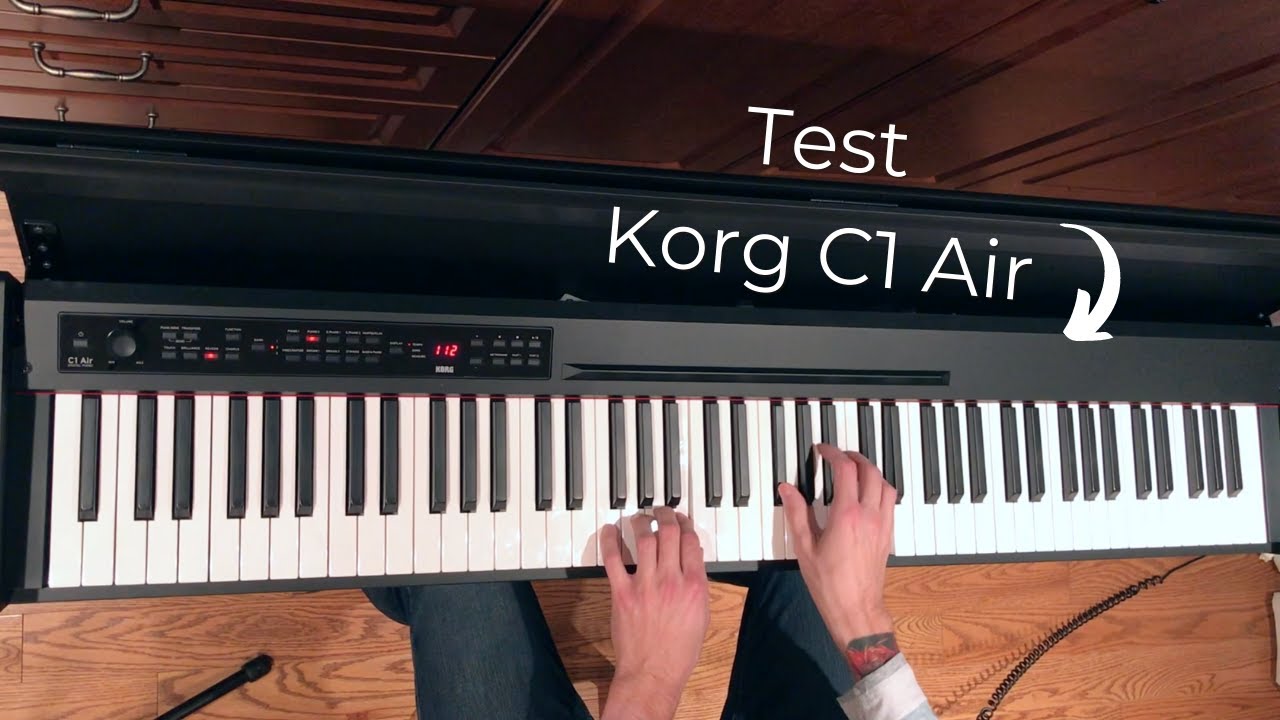 Test du piano numérique à 88 touches C1 Air de Korg
