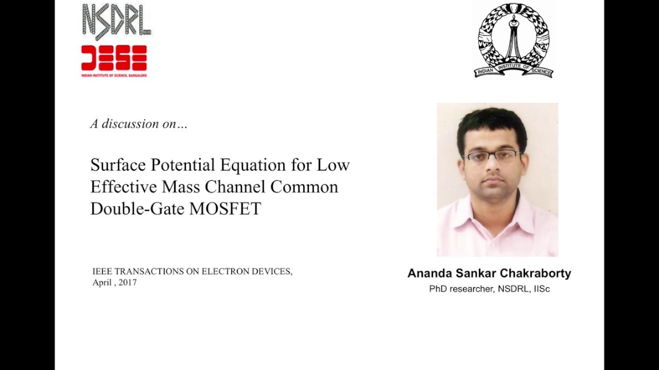 Surface Potential Equation for Low Effective Mass MOSFET